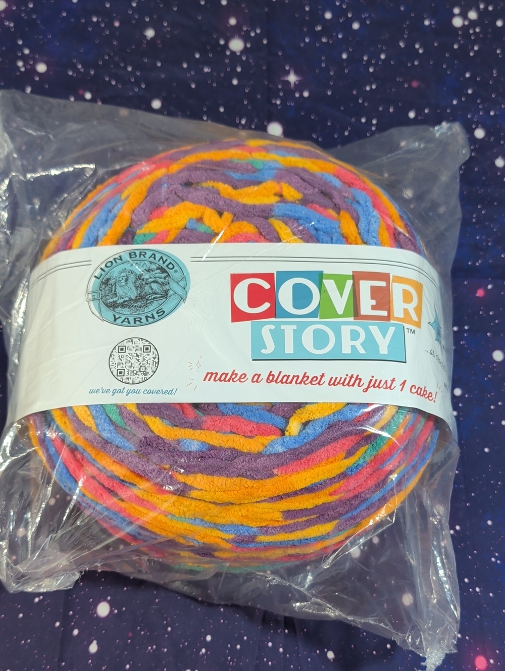1 BRAND NEW Skein Lion Brand Cover Story Yarn REMI 35 Oz / 1000 g Smoke Free